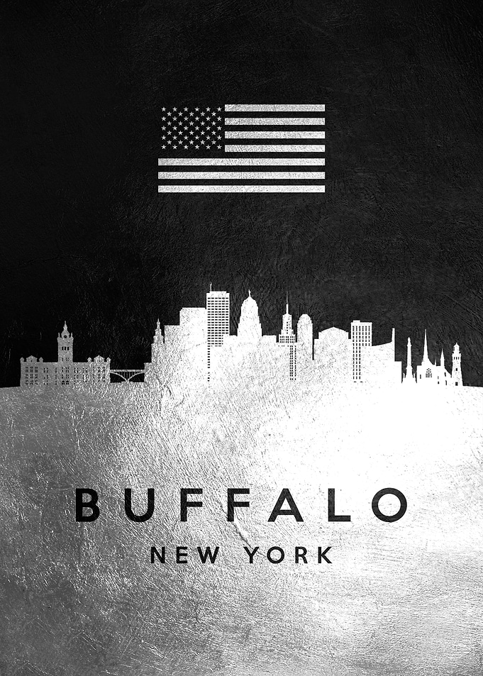 Buffalo New York Skyline
