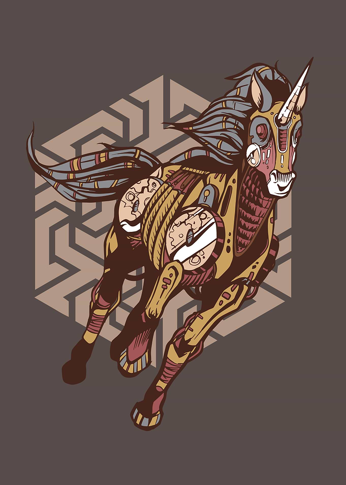 Steampunk Horse Design