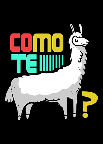 Llama Funny Como Te Lama