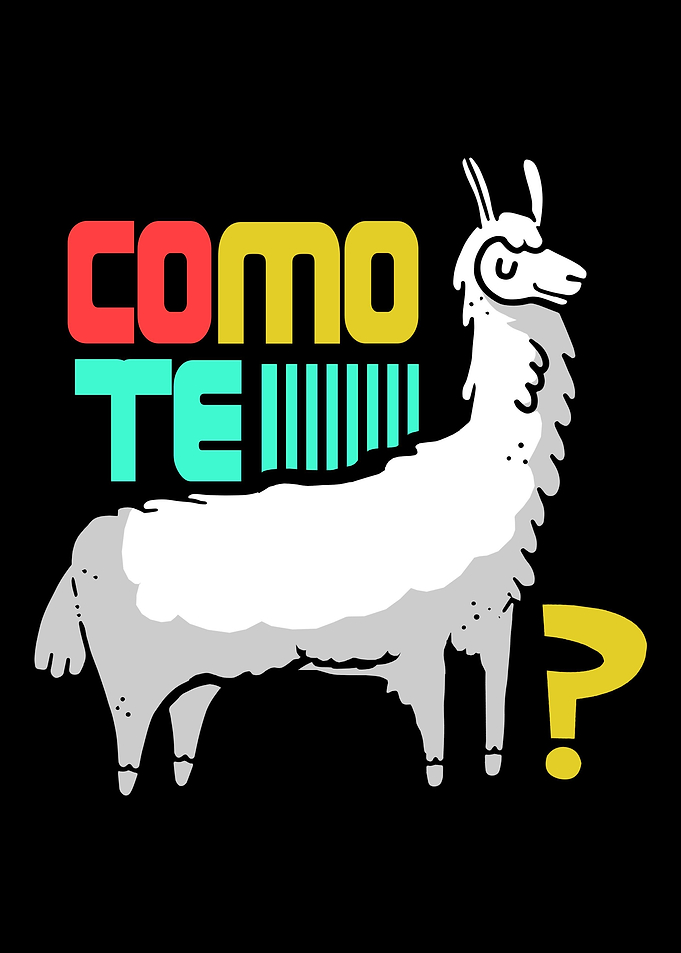 Llama Funny Como Te Lama