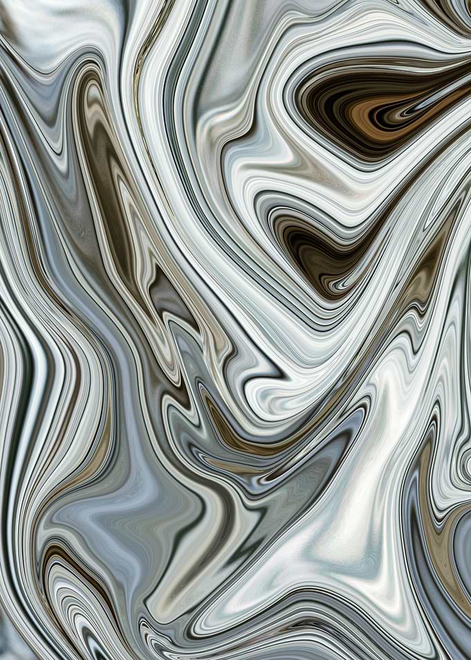 Abstract 05 White Stone