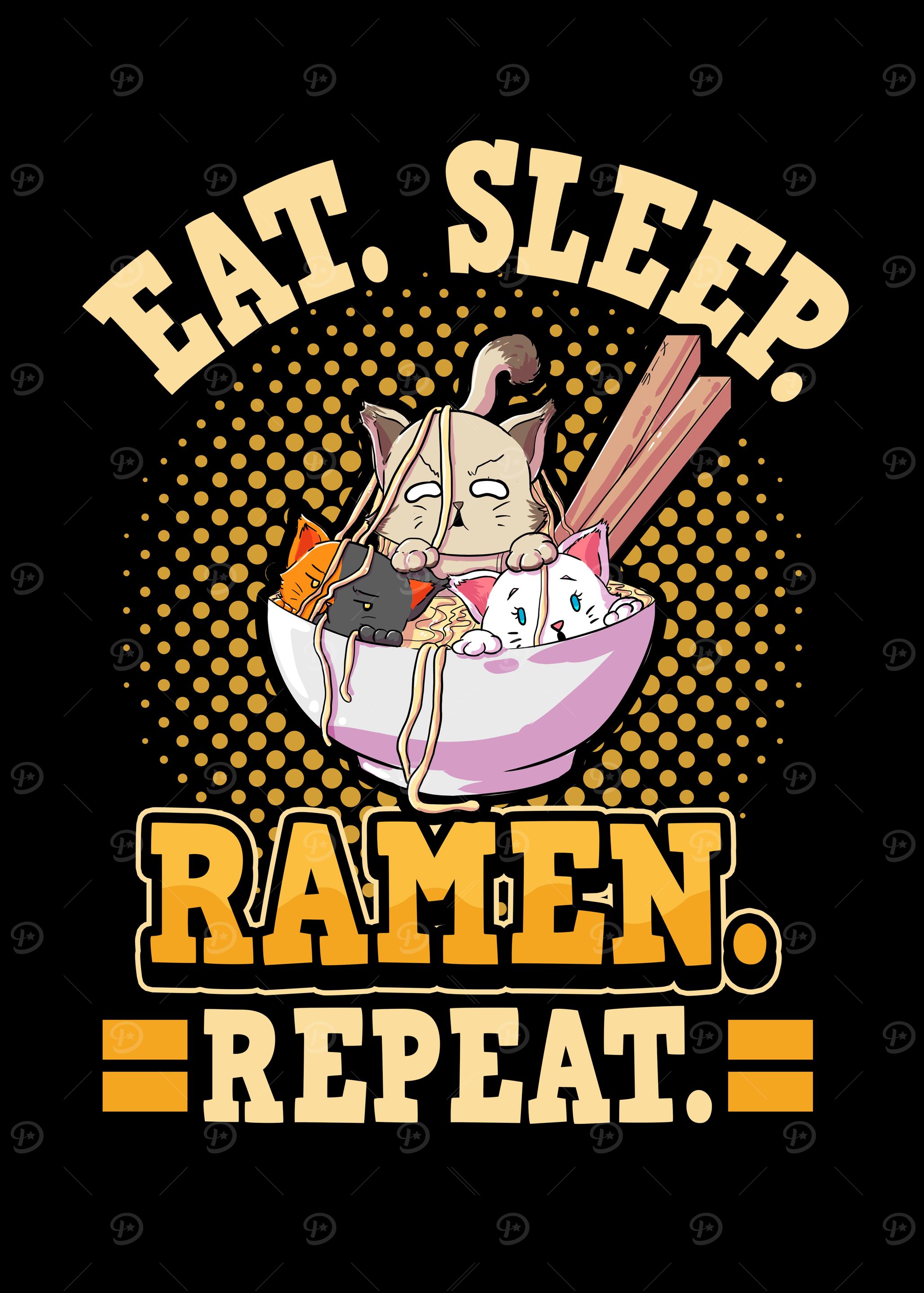 Funny Anime Ramen Cats