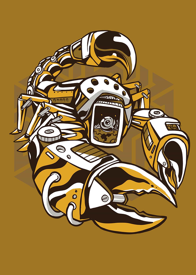 Steampunk Scorpion Design