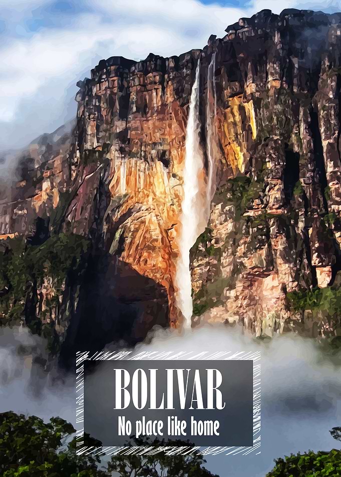 Salto Angel Bolivar