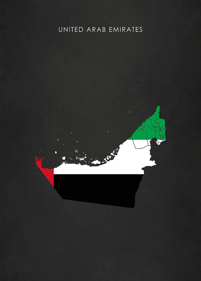 United Arab Emirates Map