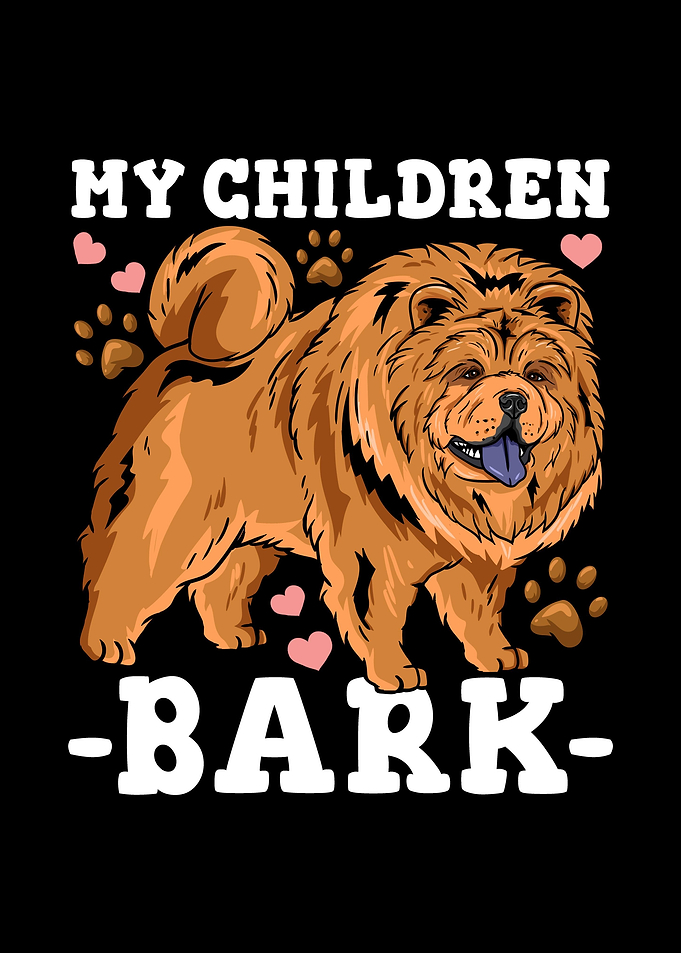 Chow Chow Funny Dog Dad Mo