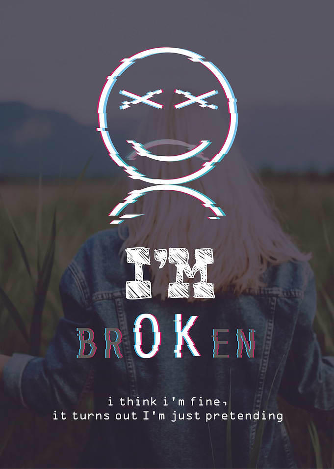 im brOKen txt Art