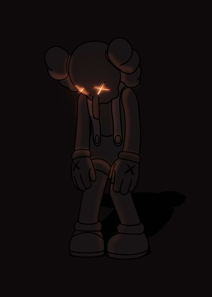 KAWS Lie Glow