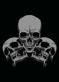 Black skull