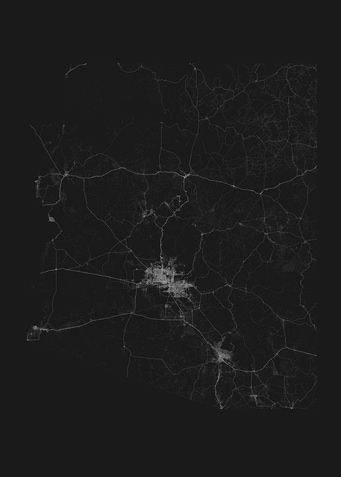 Roads of Arizona Map