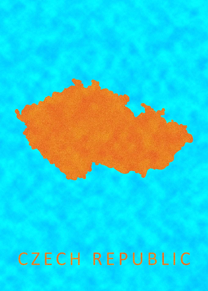 Czech Republic Outline Map