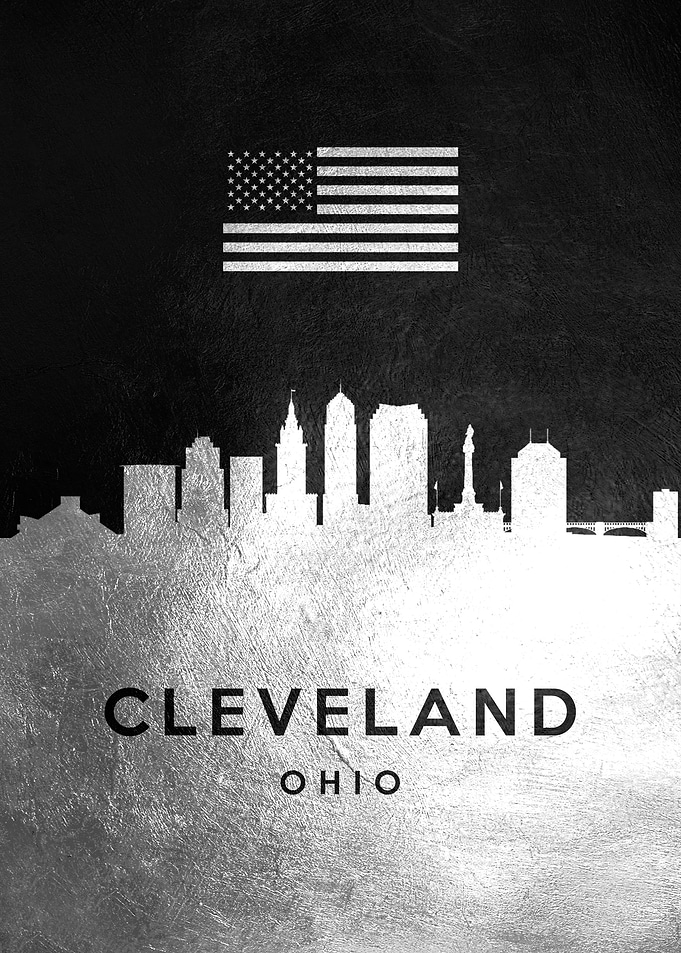 Cleveland Ohio Skyline