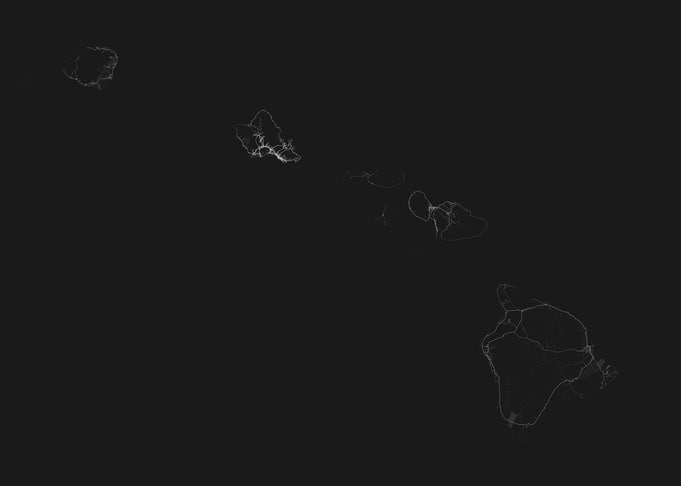 Roads of Hawaii Map