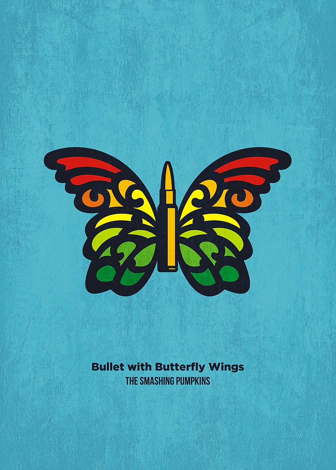 Bullet with Butterfly Wing