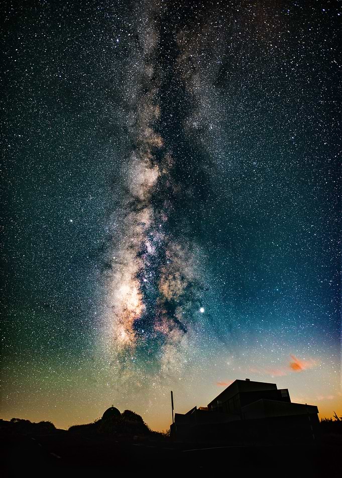 Star Gaze Galaxy Astronaut