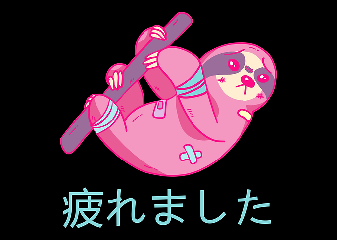 Yami Kawaii Sloth Pastel