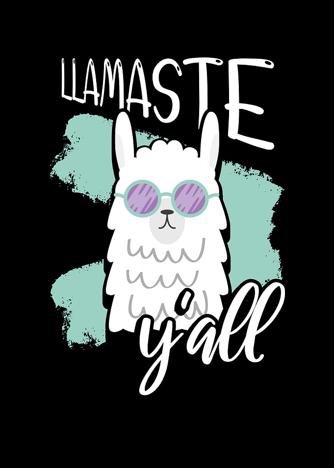 Llama with sunglasses