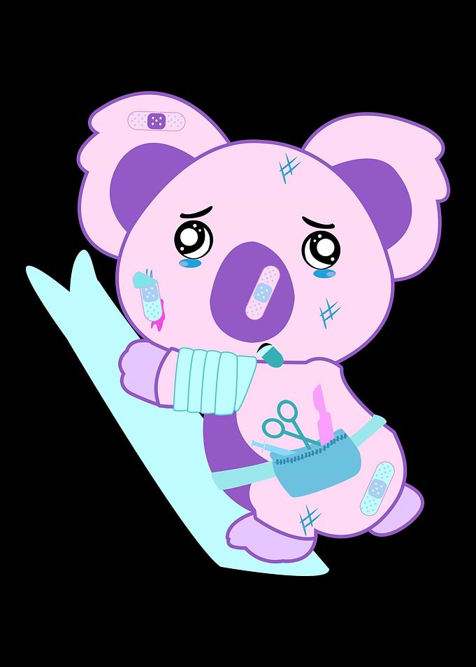 Yami Kawaii Koala Pastel