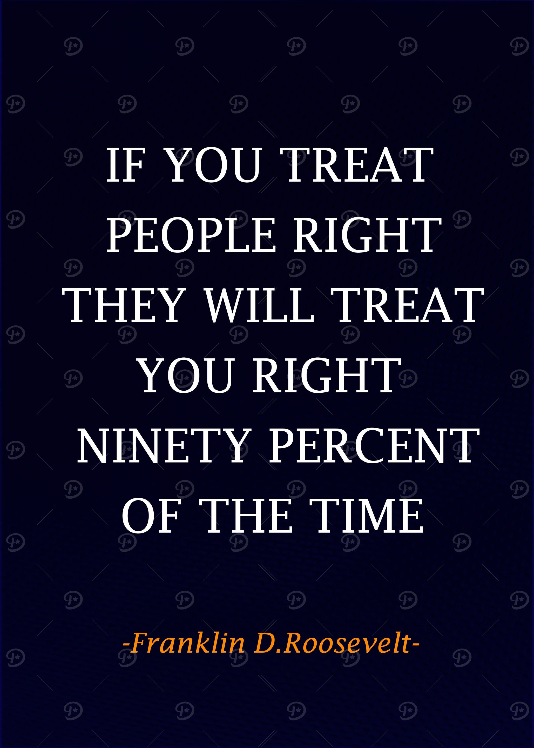 Franklin D Rossevelt Qoute