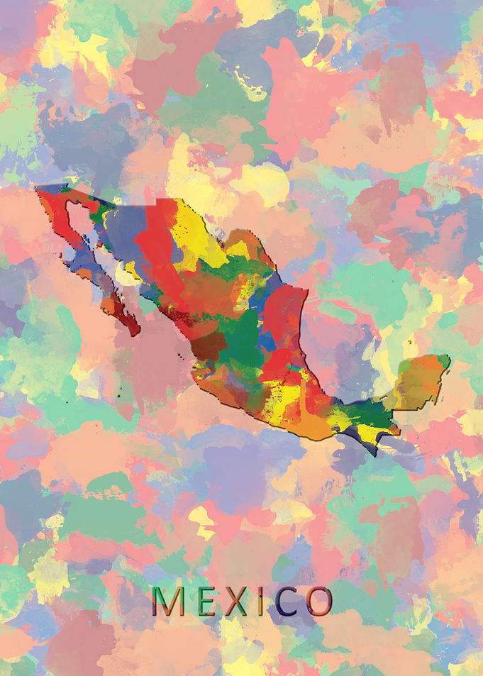 Mexico Outline Map