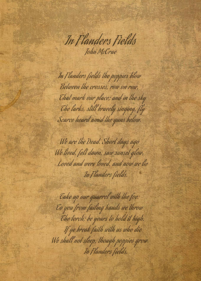 In Flanders Fields McCrae