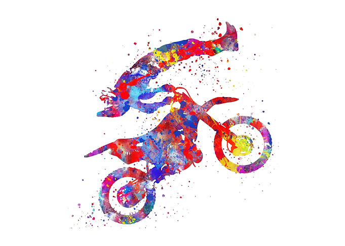 Motocross dirt bike water