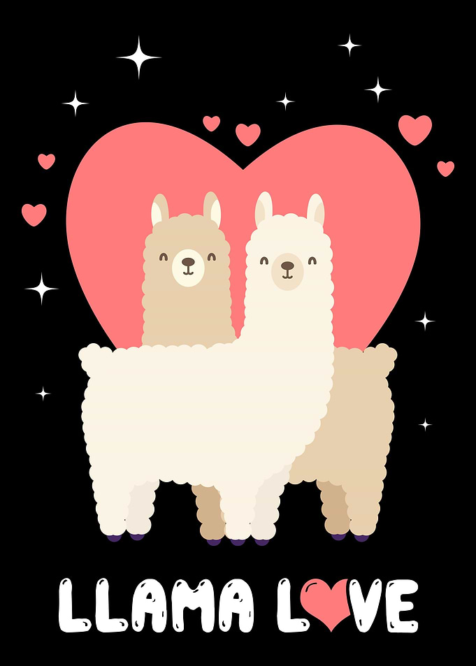 Funny Lama Alpaca Gift