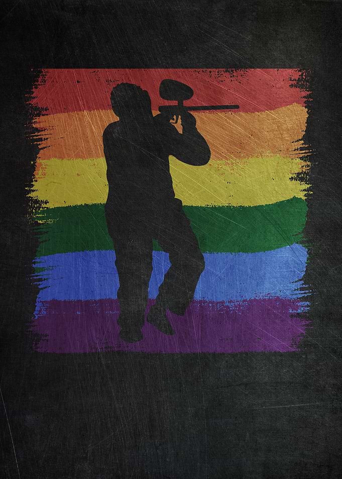 LGBT Paintball Colorful