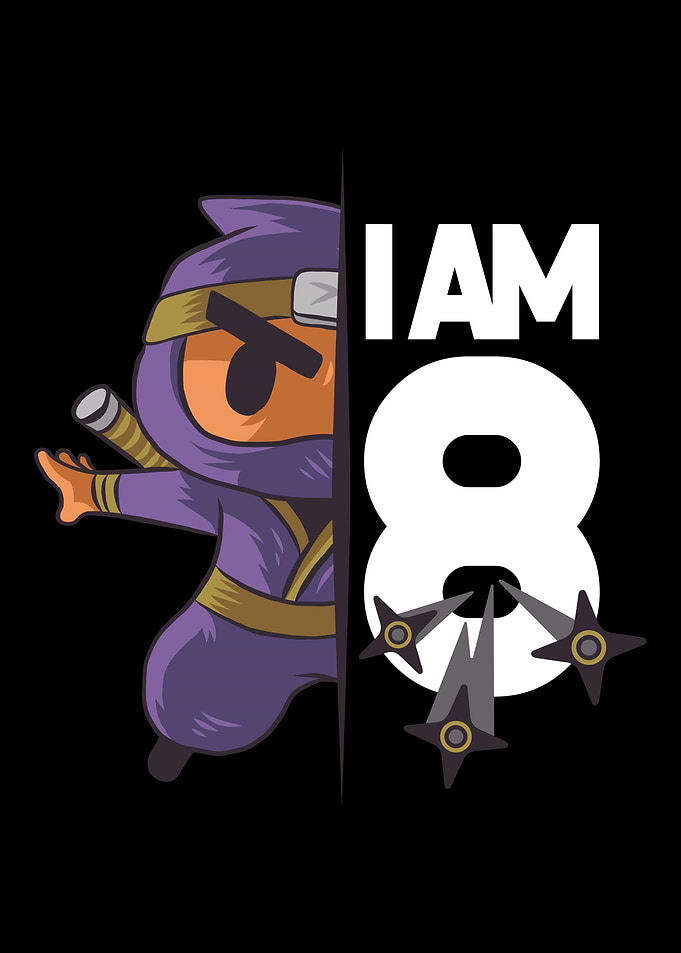 I Am 8Th Birthday