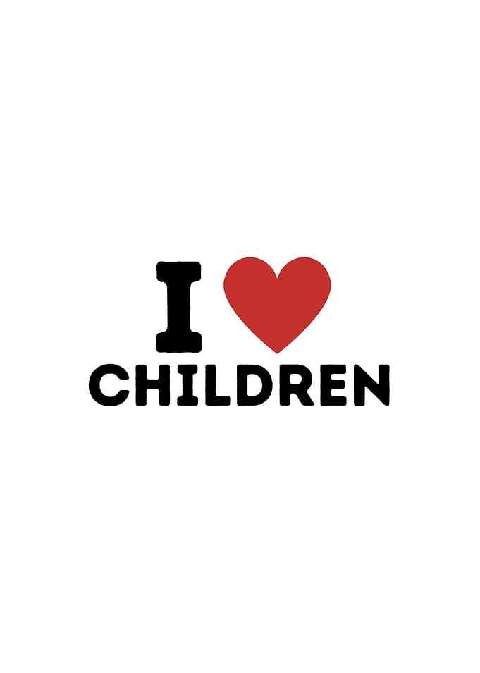I Love Children Simple