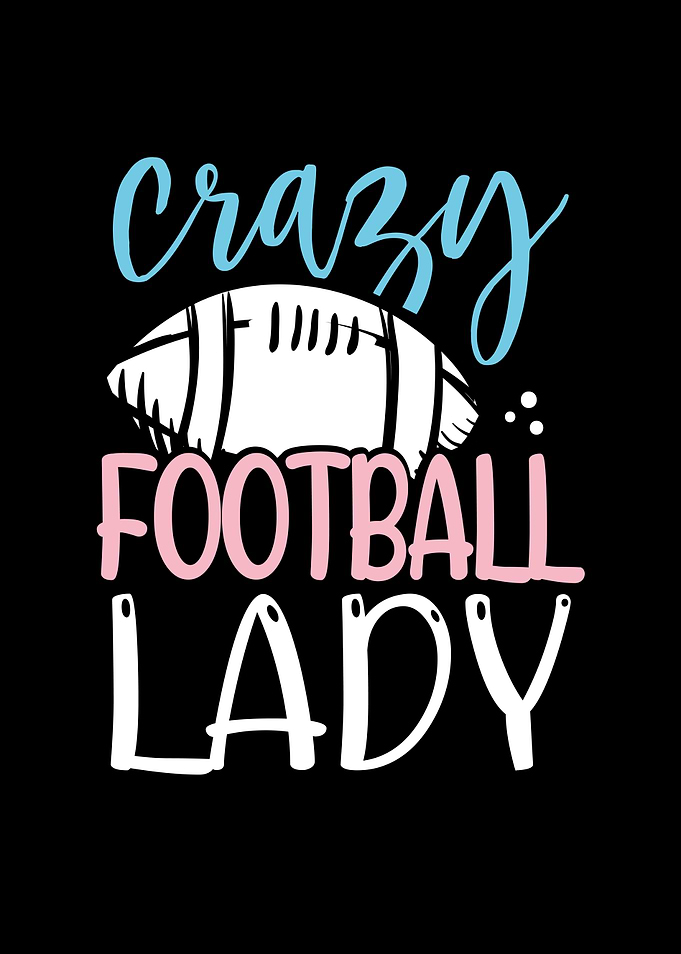 Crazy football lady