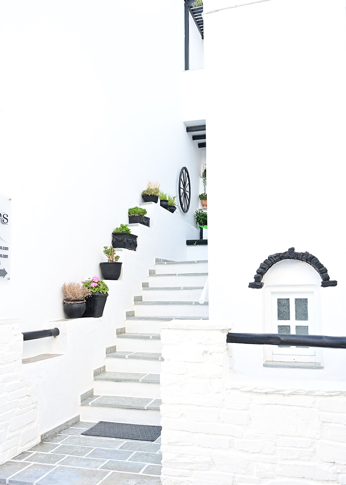 Whitewash Village Greece