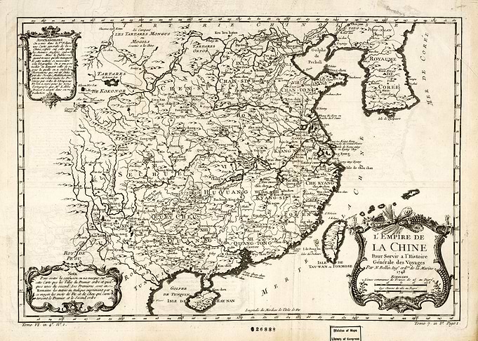 Map of China 1748