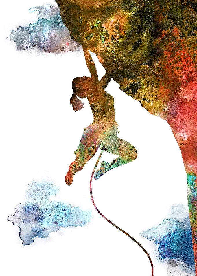 Rock climbing