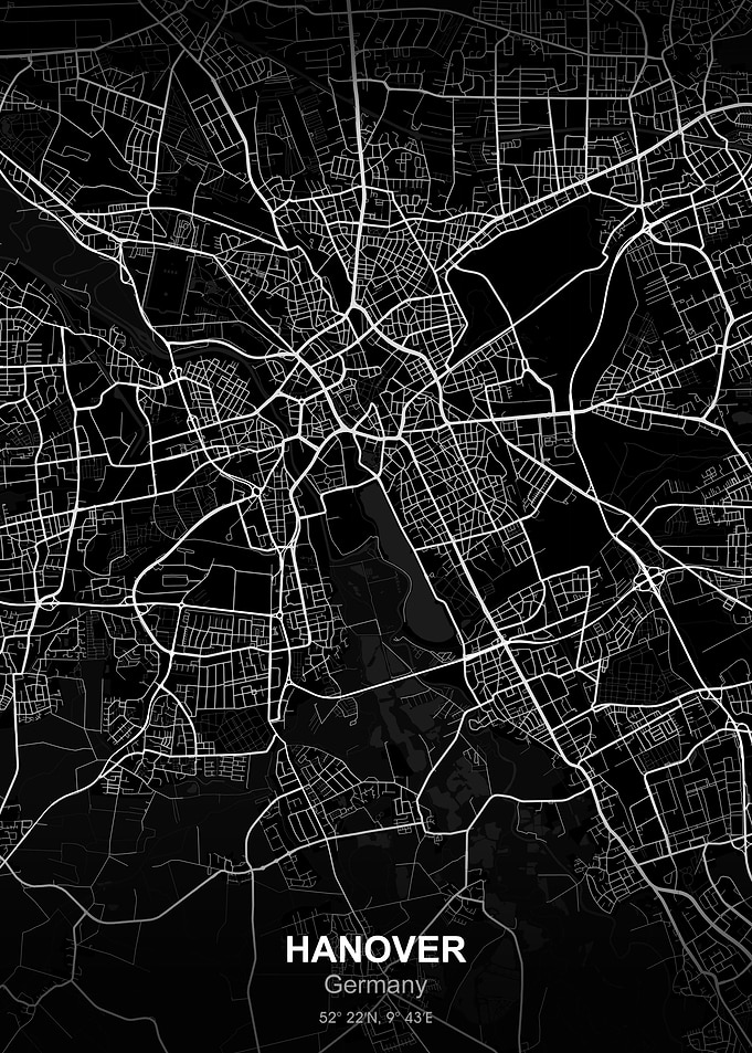 Hanover Germany city map