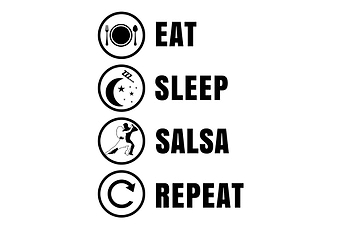 Eat Sleep Salsa Repeat