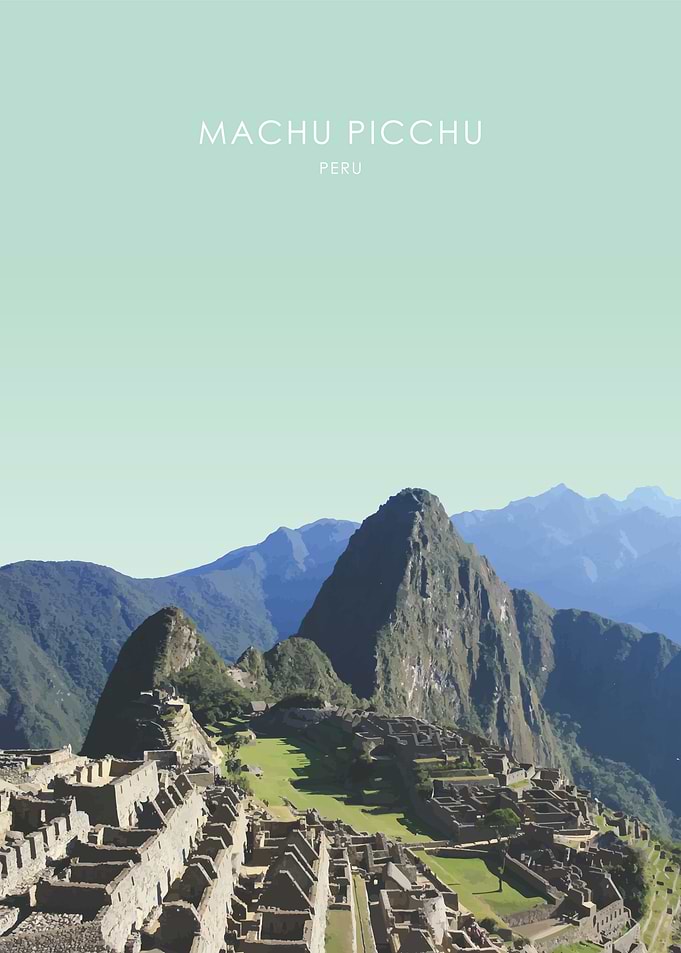 Machu Picchu Peru Artwork