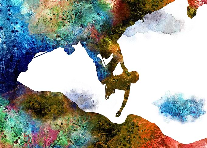 Rock climbing