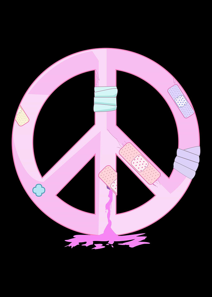 Peace Sign Pastel Harajuku