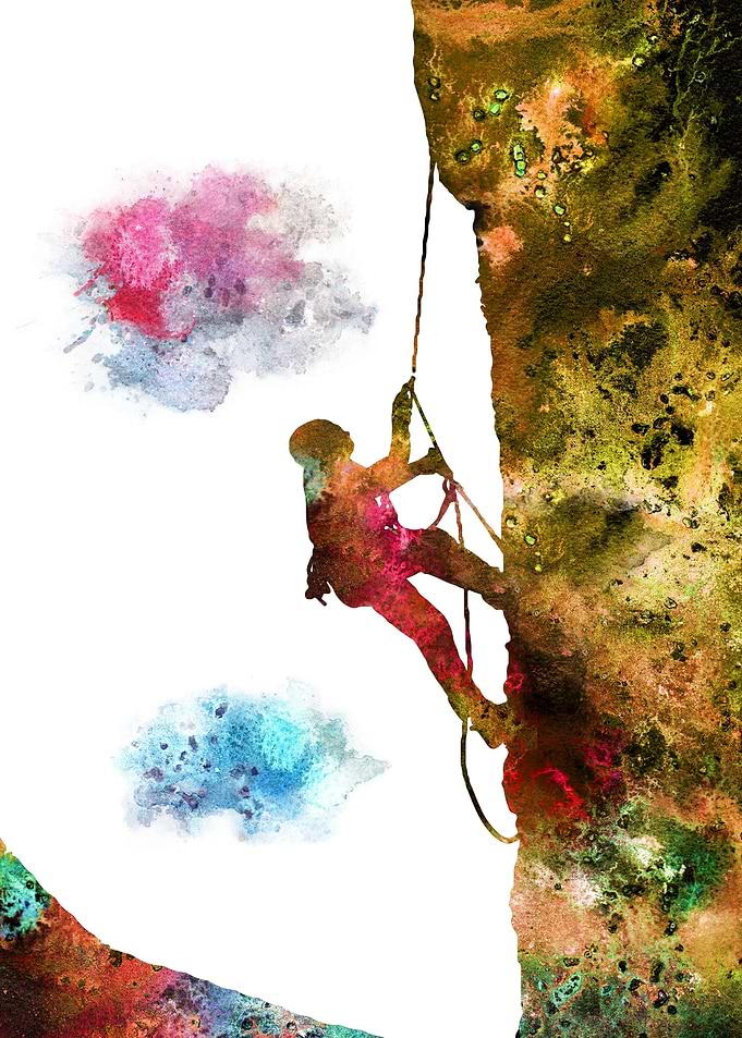 Rock climbing
