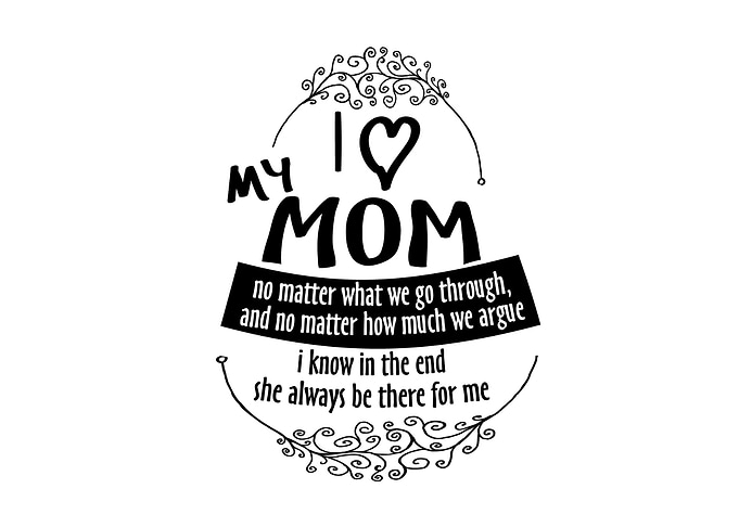 i love my mom