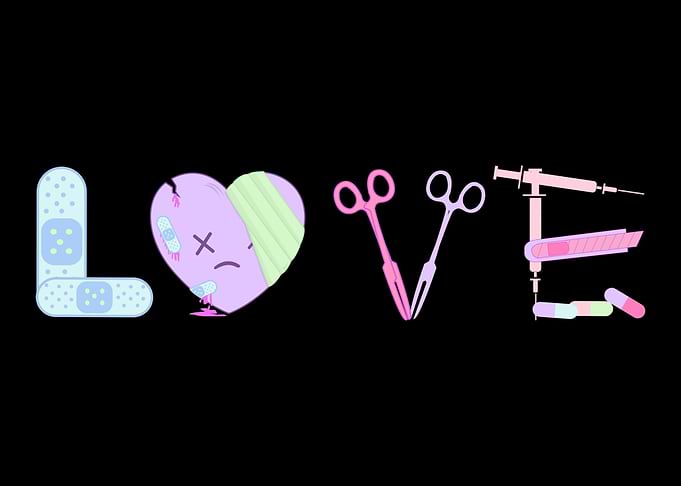 LOVE Yami Kawaii Pastel