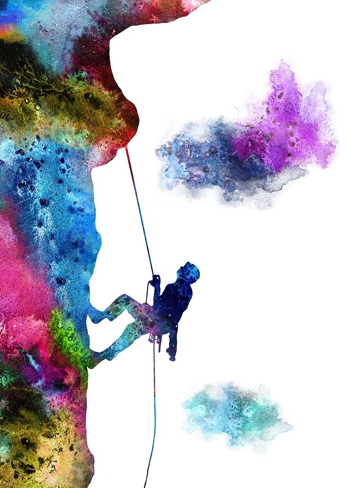 Rock climbing