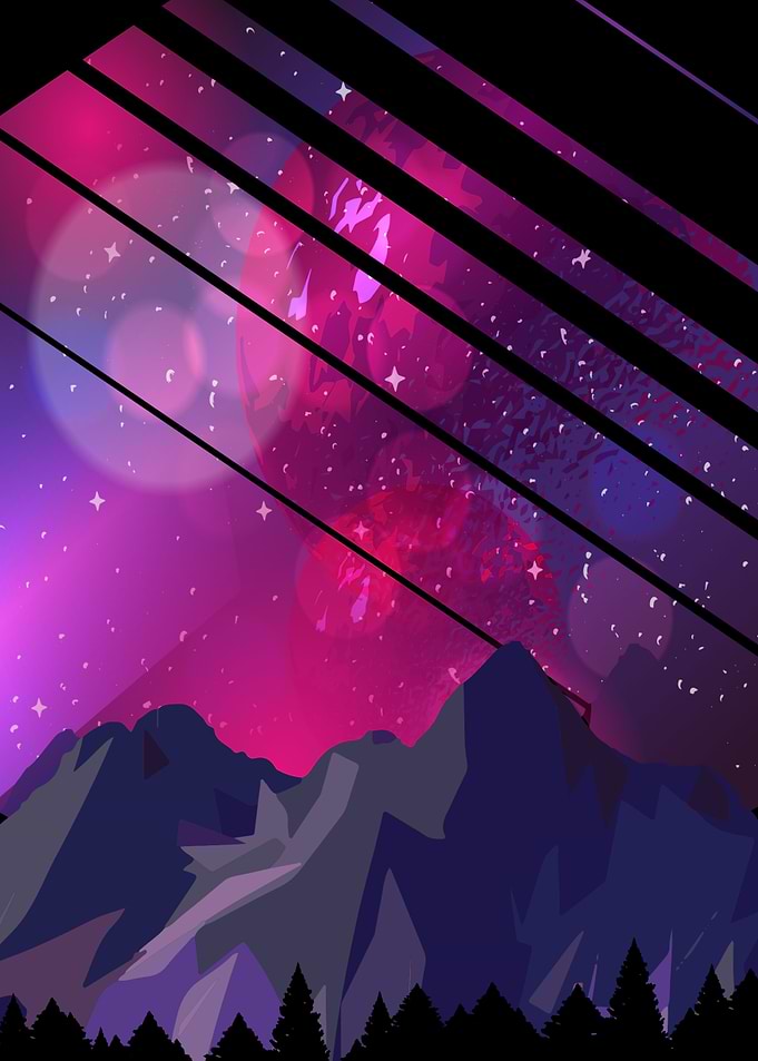 Mountain Landscape Space
