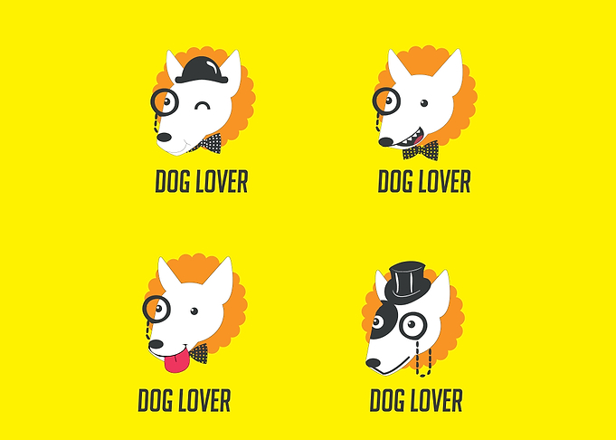 Cute dog lover