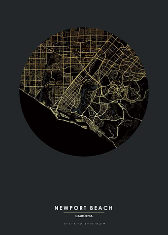 Newport California Map