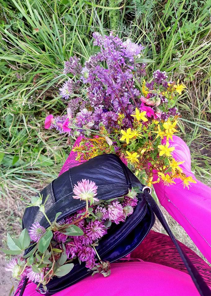 Trail of flowers