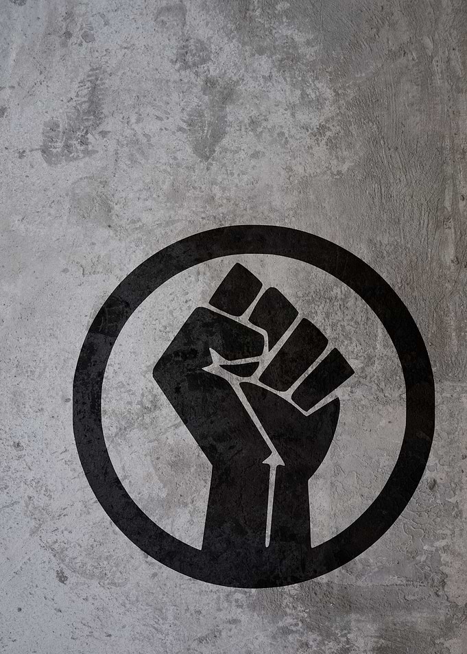 BLACK LIVES MATTER STENCIL