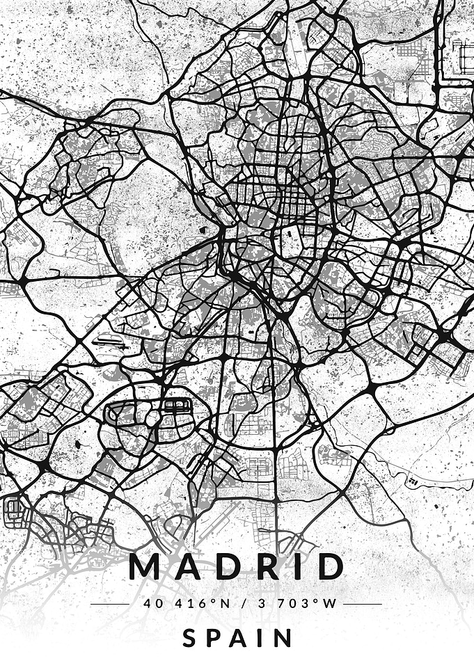 Madrid Spain Map