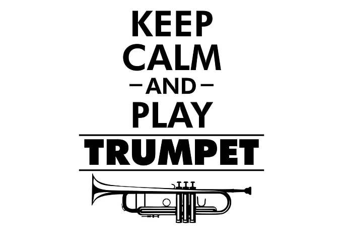 Play trumpet